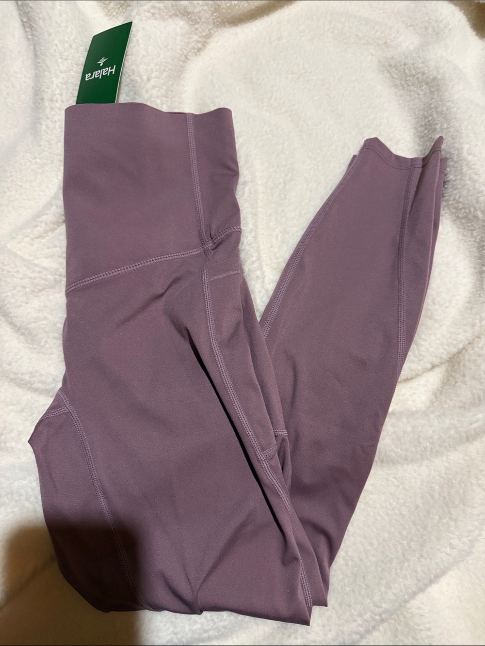 HALARA Mauve High-Waist Leggings
